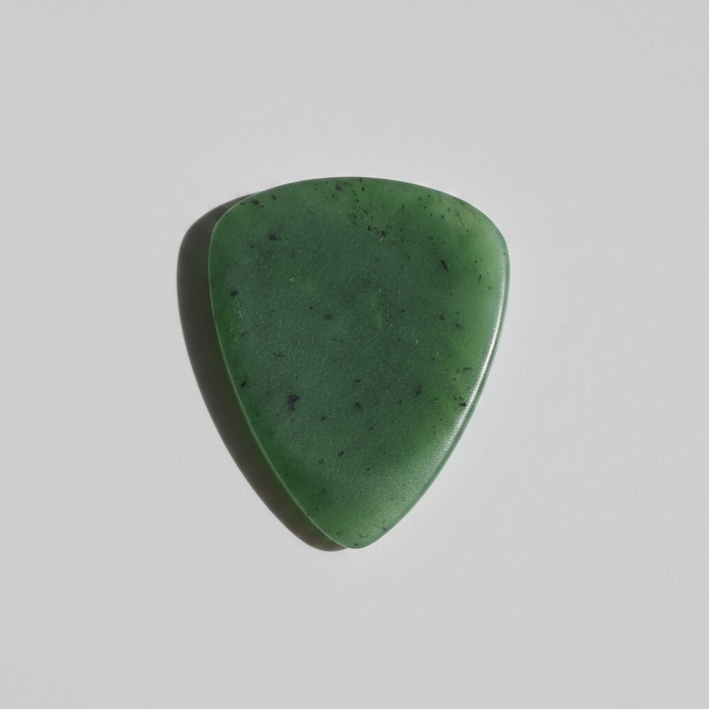 Jade Guitar Pick, with or without a hole
