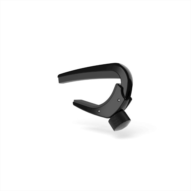 D’Addario Pro Capo – Black (Micrometer Adjustable Guitar Capo)